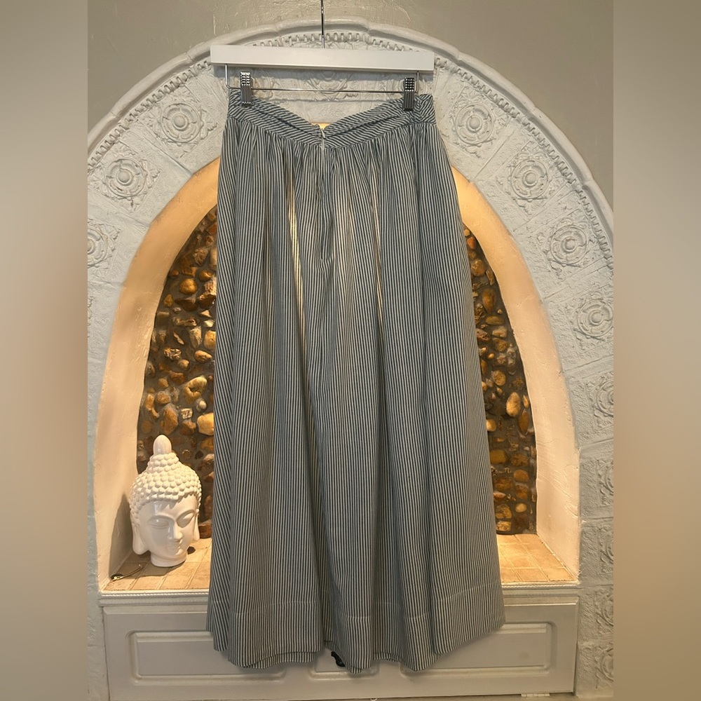 Sunday in Brooklyn Light Gray Maxi Skirt - Picture 8 of 14